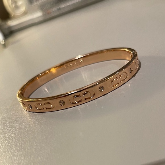 Coach Jewelry - NEW Coach Rose Gold Signature Bracelet